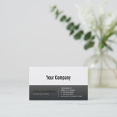 Contemporary Business Card (Standing Front)