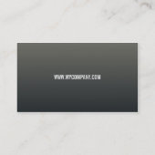 Contemporary Business Card (Back)