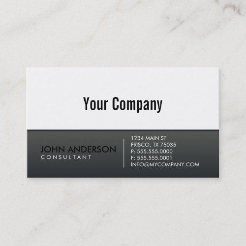 Contemporary Business Card