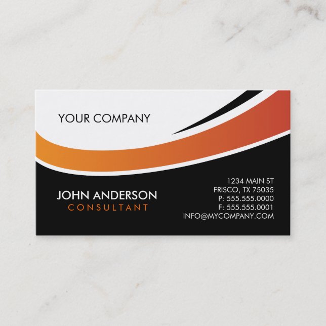 Contemporary Business Card (Front)