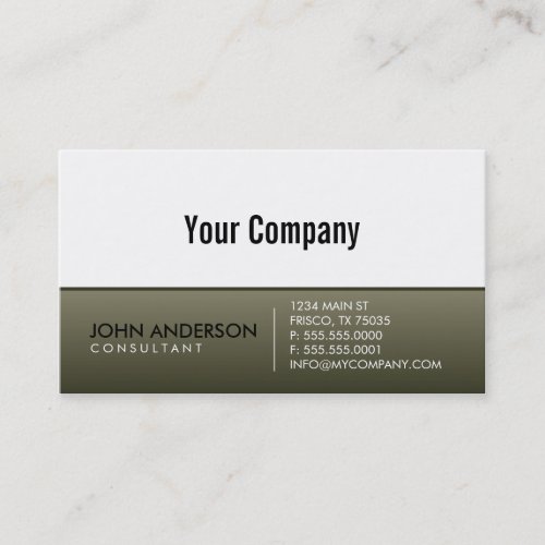 Contemporary Business Card
