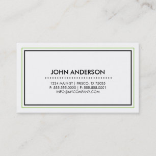 Contemporary Business Card