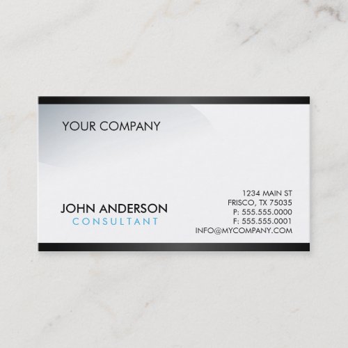Contemporary Business Card