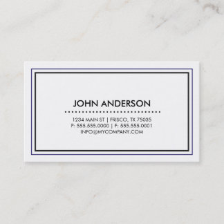 Contemporary Business Card
