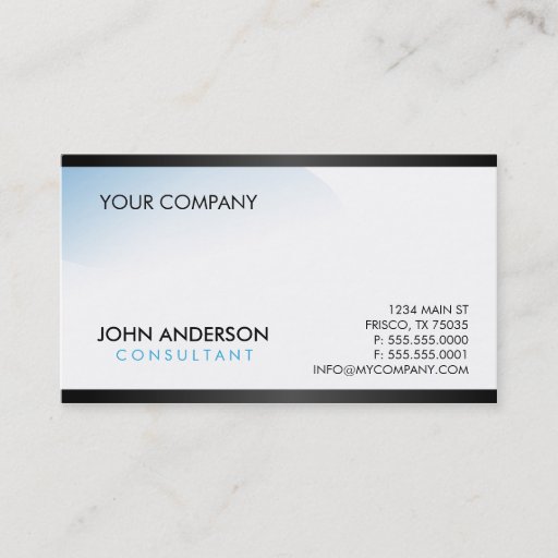 Customizable Contemporary Business Card