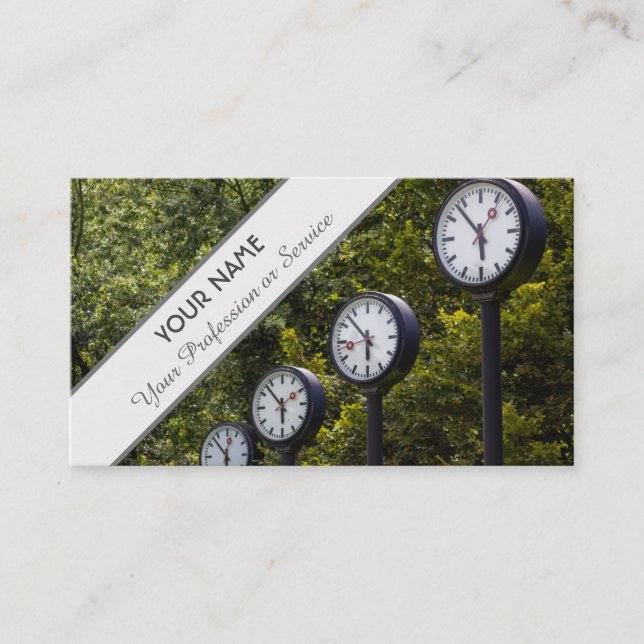 Contemporary business card name and profession (Front)