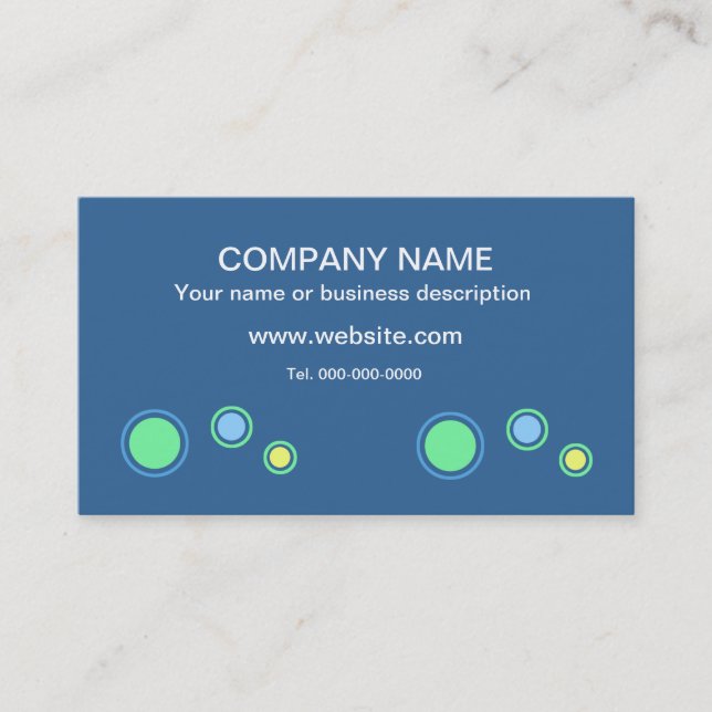 Contemporary Business Cards (Front)