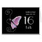 Contemporary Butterfly Wedding Table Number Card
