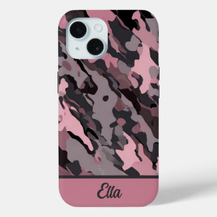 Contemporary Camo  iPhone 15 Case