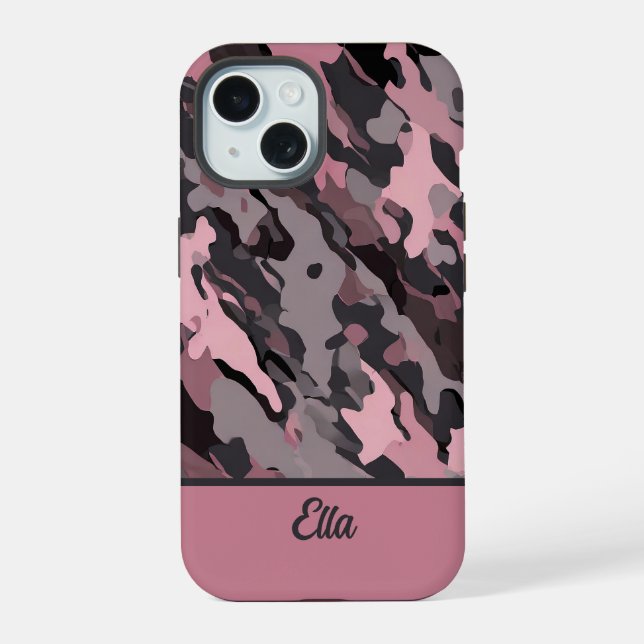 Contemporary Camo  Iphone Case (Back)