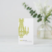 Contemporary Chandelier Business Card (Standing Front)