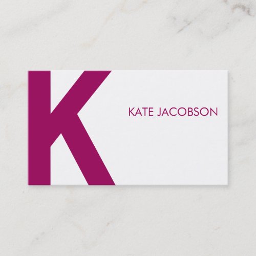Contemporary Chic Calling Card Business Cards