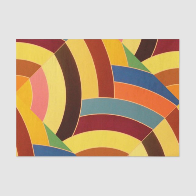 contemporary chic chevrons tissue paper (Front)