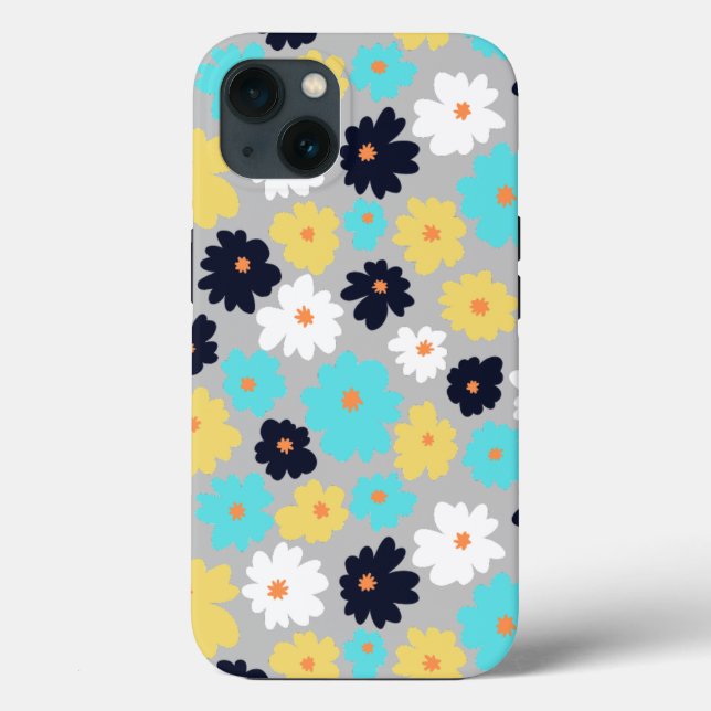  Contemporary Chic Floral iPhone 13 Pro/ iPad case (Back)