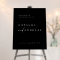 Contemporary Chic Minimalist Wedding Welcome