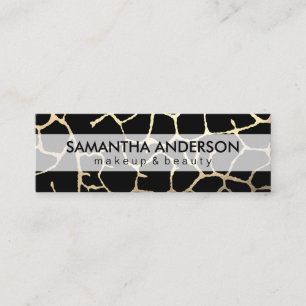 Contemporary Chic Pattern Mini Business Card