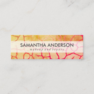 Contemporary Chic Pattern Mini Business Card