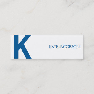 Contemporary Chic Skinny Calling Card