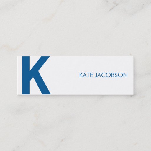 Customizable Contemporary Chic Skinny Calling Card Business Cards