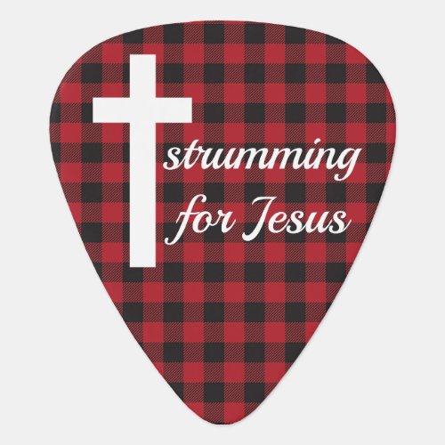 Contemporary Christian Band Strumming Jesus Church Guitar Pick