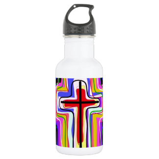 Contemporary Christian symbol. Water Bottle