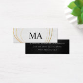Contemporary Circular Pattern Black White Texture (Desk)