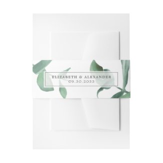 Contemporary classy eucalyptus greenery wedding