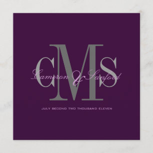 Contemporary + classy Wedding Invitations