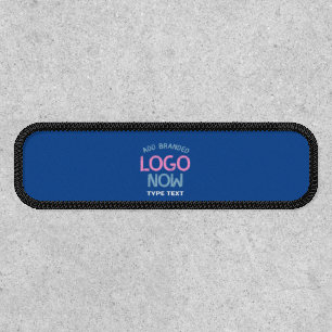 CONTEMPORARY CLEAN COBALT BLUE FASHIONABLE CLIENT PATCH