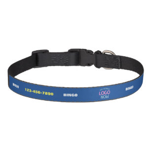 CONTEMPORARY CLEAN COBALT BLUE FASHIONABLE CLIENT PET COLLAR