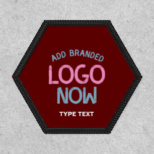 CONTEMPORARY CLEAN CUTE OXBLOOD FASHIONABLE CLIENT PATCH