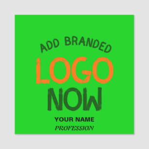 CONTEMPORARY CLEAN LIME GREEN FASHIONABLE CLIENT NAME TAG