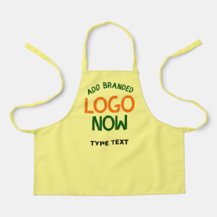 CONTEMPORARY CLEAN PASTEL YELLOW FASHION CLIENT APRON