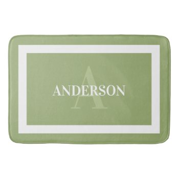 Contemporary Colonial Wide Border Bath Mat by Letsrendevoo at Zazzle