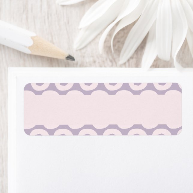Contemporary Colorful design repeat pattern Label (Insitu)