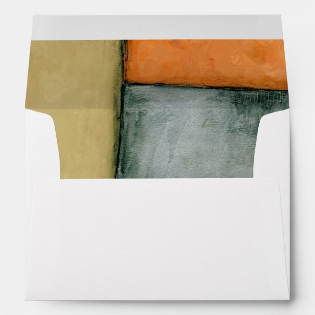 Contemporary Colorful Geometric Shapes Envelope (Back (Bottom))