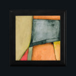 Contemporary Colorful Geometric Shapes Gift Box<br><div class="desc">This contemporary painting by Jennifer Goldberger is full of colorful geometric shapes. The style of the work makes it look like it was woven together from different bits of cloth. Order your copy of this piece today!</div>