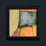 Contemporary Colorful Geometric Shapes Gift Box<br><div class="desc">This contemporary painting by Jennifer Goldberger is full of colorful geometric shapes. The style of the work makes it look like it was woven together from different bits of cloth. Order your copy of this piece today!</div>