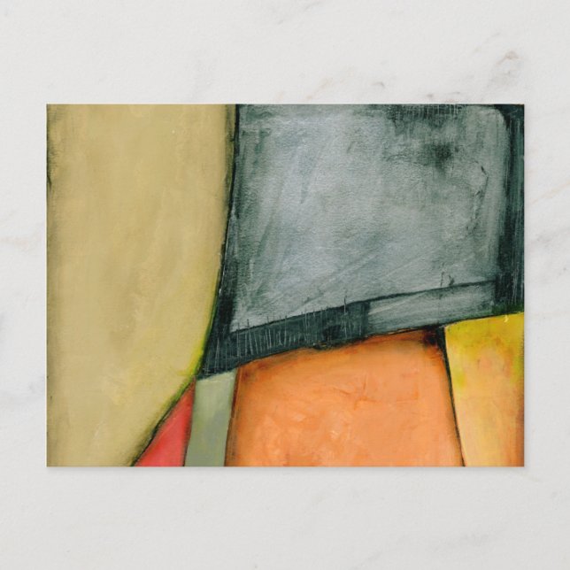 Contemporary Colorful Geometric Shapes Postcard (Front)