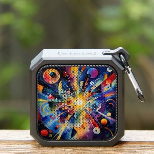Contemporary Cosmic Explosion Abstract Bluetooth Speaker