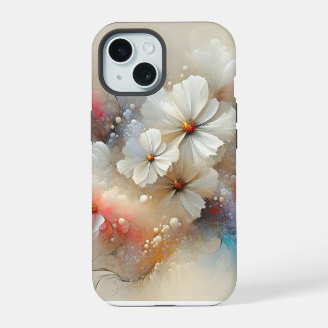 Contemporary Cosmos Abstract Design Iphone Case (Back)