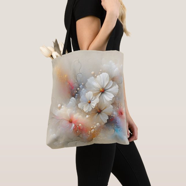 Contemporary Cosmos Anniversary  Tote Bag (Close Up)