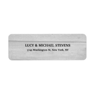 Contemporary Creative Grey Wood Stylish Family Label