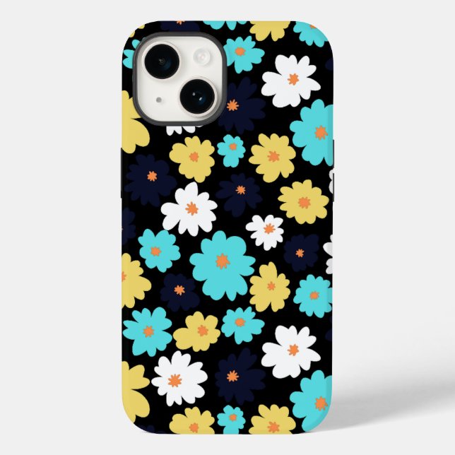  Contemporary  Daisy Floral Case-Mate iPhone Case (Back)