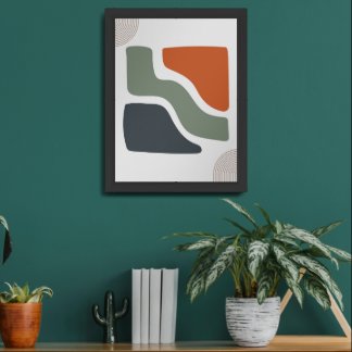 Contemporary Decorative Design Framed Art