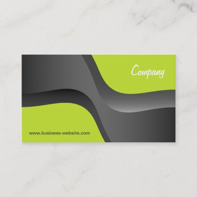 Contemporary Design Business Card (Front)