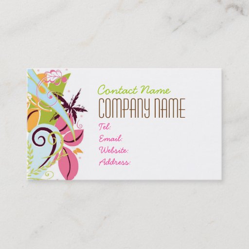 Customizable Contemporary Design Business Card