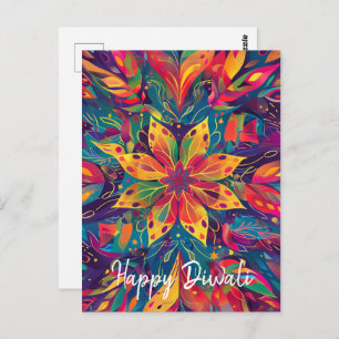 Contemporary Diwali Postcard