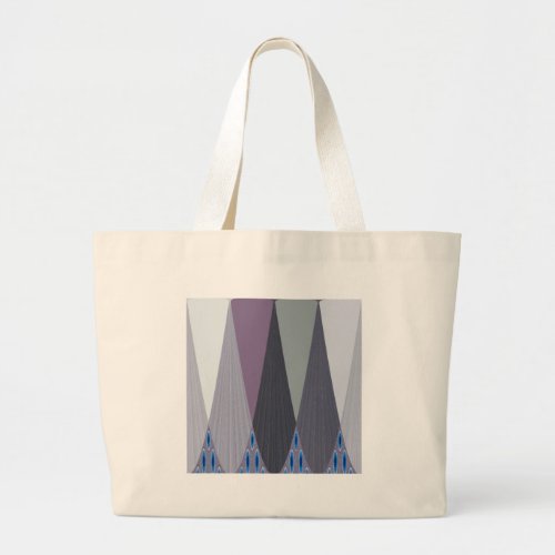 Contemporary Eastaern Design Large Tote Bag