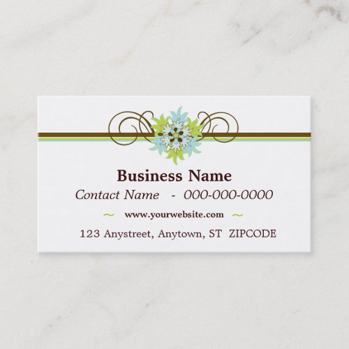 Contemporary Elegance Business Card